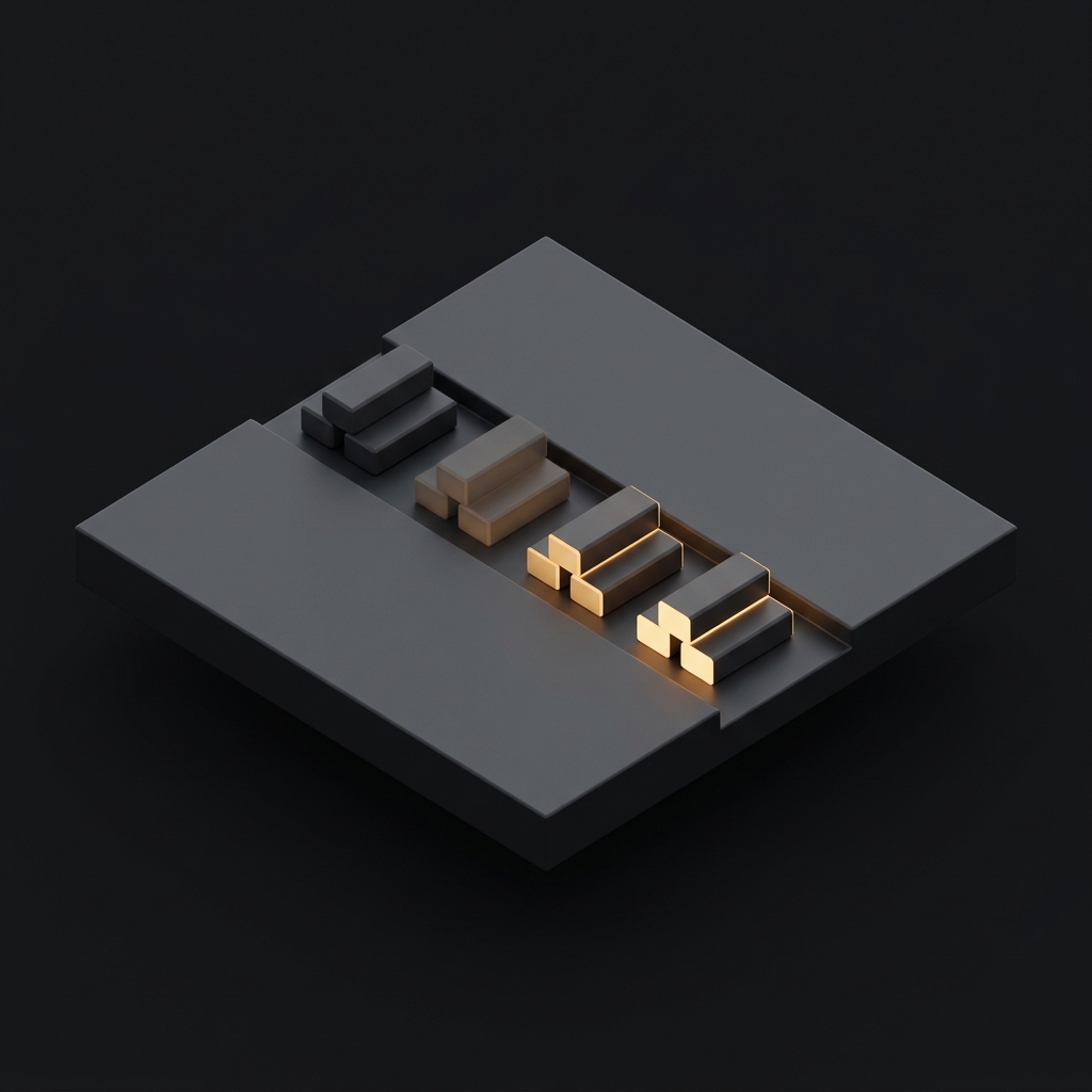 Event ledger — event clusters in order, newest glowing